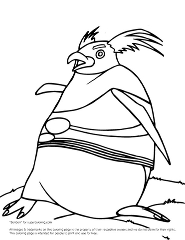 Boss Skua Coloring Page